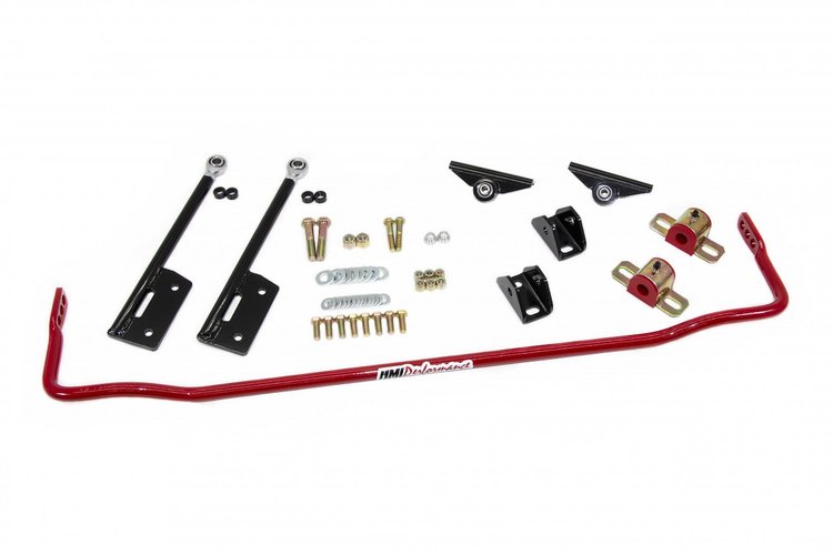 2635-R 1970-1981 GM F-Body Adjustable Sway Bar, rod end, rear; Red