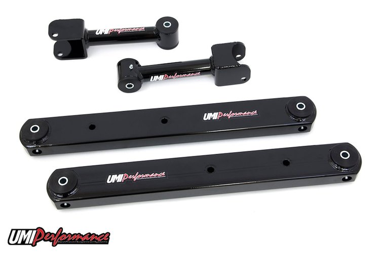 Rear Boxed Lower & Tubular Upper Control Arm Kit 1978-88 GM G-Body