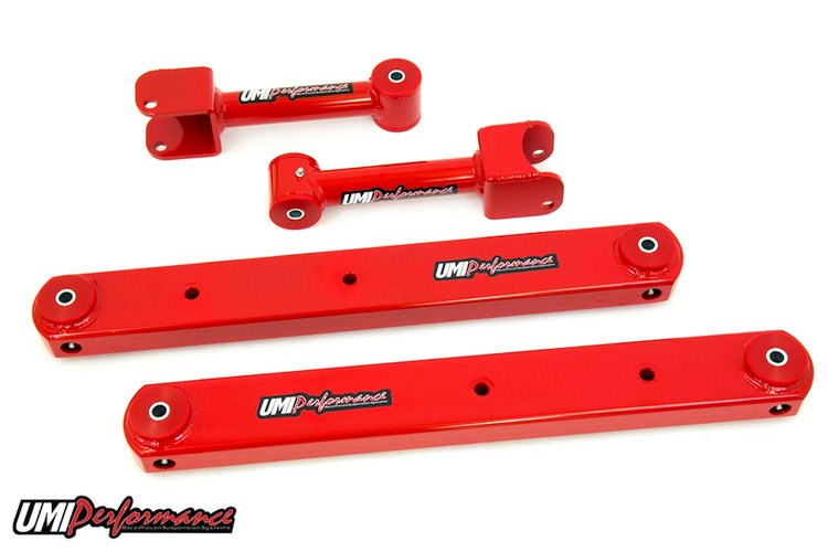 Rear Boxed Lower & Tubular Upper Control Arm Kit 1978-88 GM G-Body