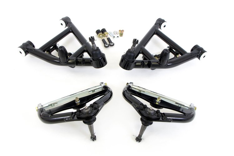 305756-3-B 1978-1988 GM G-Body, 1982-2003 S10/S15 Upper & Lower A-arm, C/O Only; Black