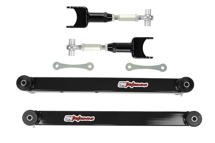 362119-B 1978-1996 GM B-Body trailing arm kit; Black