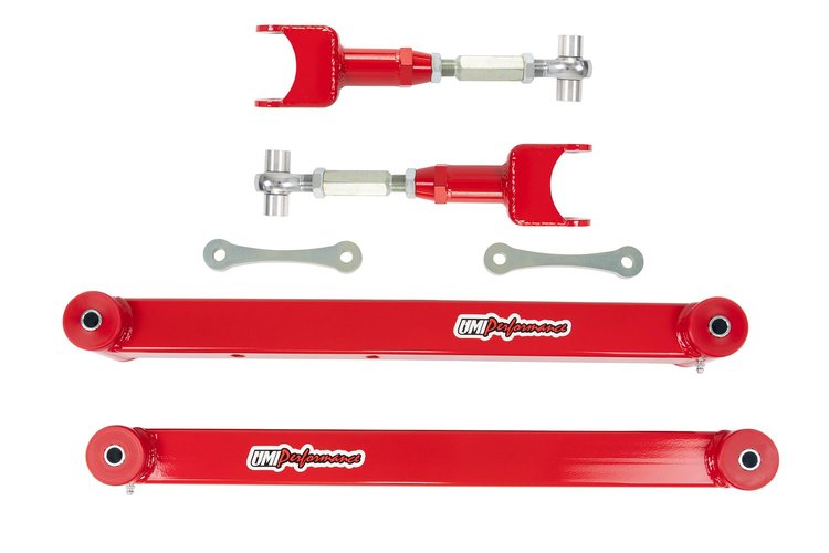 362119-R 1978-1996 GM B-Body trailing arm kit; Red