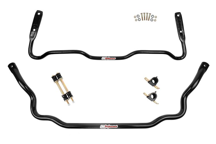 363534-B 1978-1996 GM B-Body Front & Rear Sway Bar Kit; Red