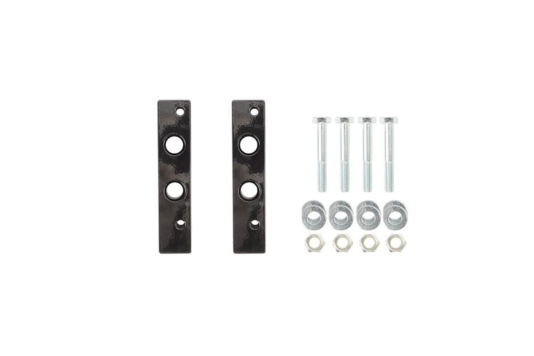 3636 1978-1996 GM B-Body Rear Sway Bar Bracket Kit; Black