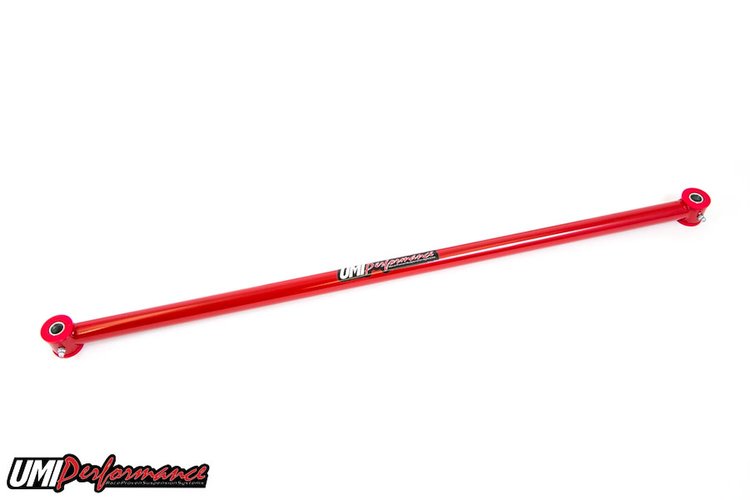3658-R Non-Adjustable Panhard Bar 65-70 GM B-Body; Red