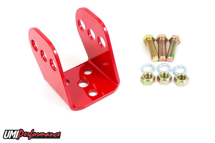3664-R 1965-1966 GM B-Body Upper Control Arm Mount; Red