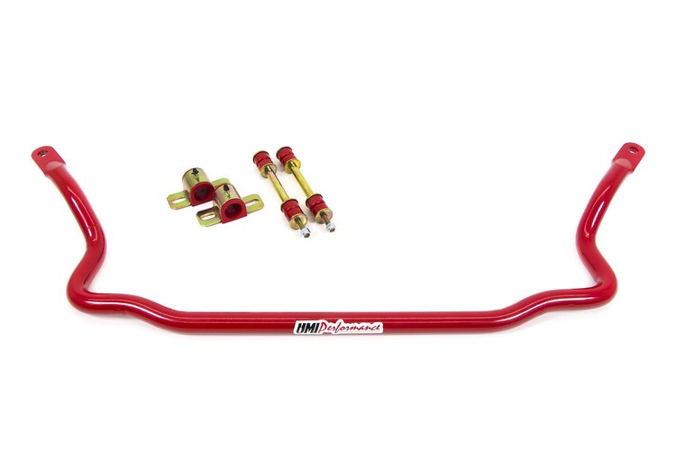 3833-R 1982-2003 S10/S15 Front Sway Bar, 1-¼" Solid; Red
