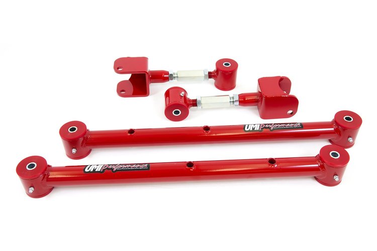 Rear Tubular Lower & Adjustable Upper Control Arm Kit 1968-72 GM A-Body