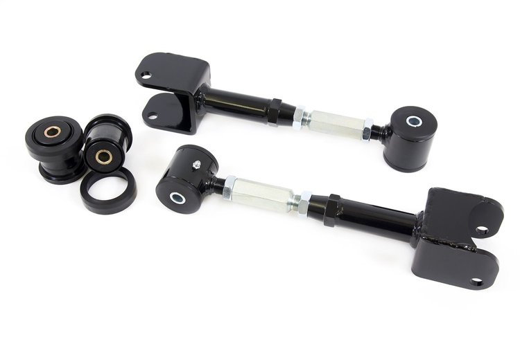 402600-B Adjustable upper control arms; Black