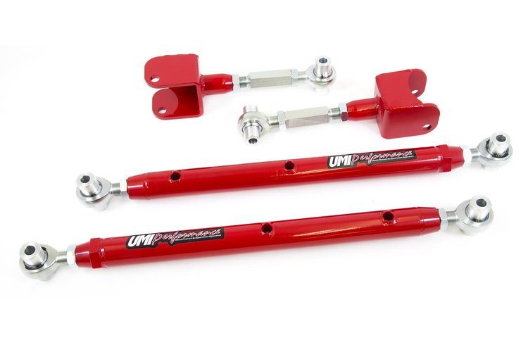 Rear Double Adjustable Lower & Upper Control Arm Kit 1968-72 GM A-Body