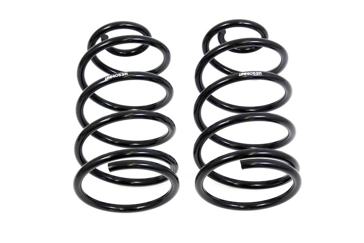 4053R 1964-1966 GM A-Body 2" Lowering Spring Set, Rear; Black