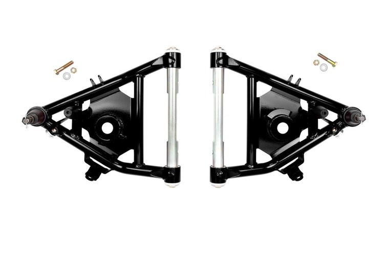 6432-B 1971-1987 GM C10 Street Performance Lower A-Arms; Black