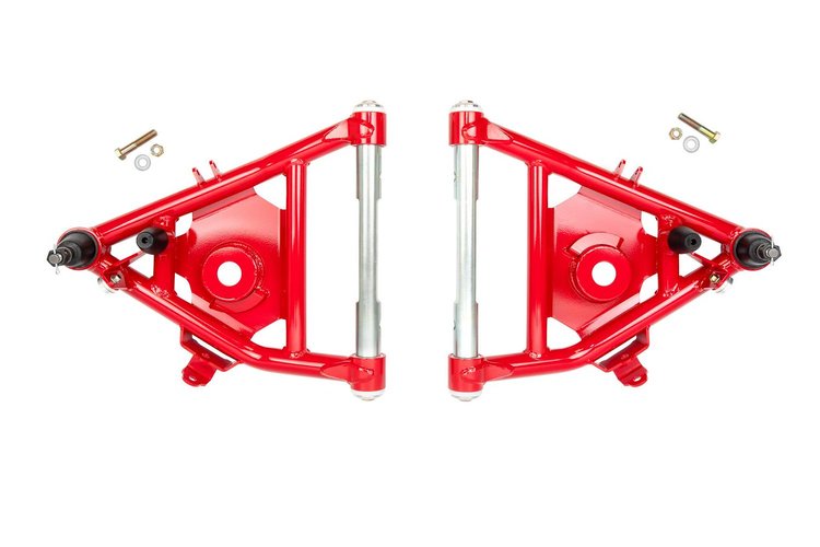 6432-R 1971-1987 GM C10 Street Performance Lower A-Arms; Red