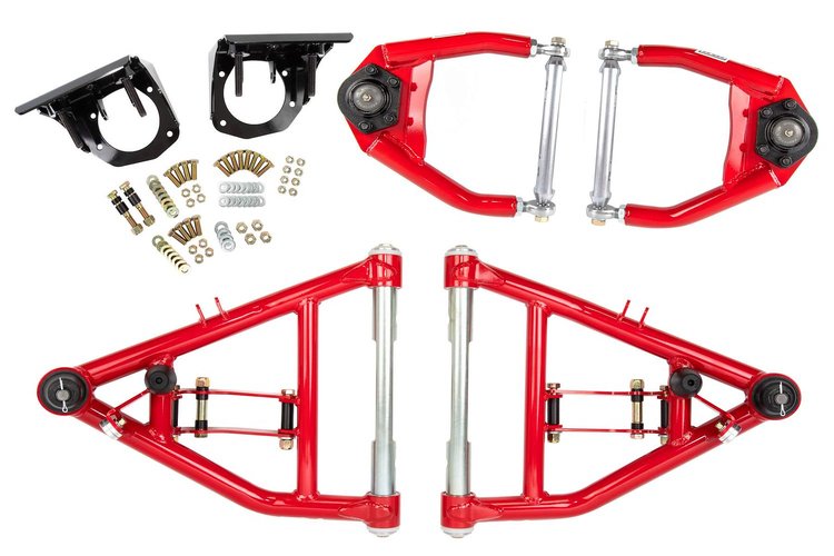 643546-B 1973-1987 GM C10 CornerMax A-Arm Kit; Black