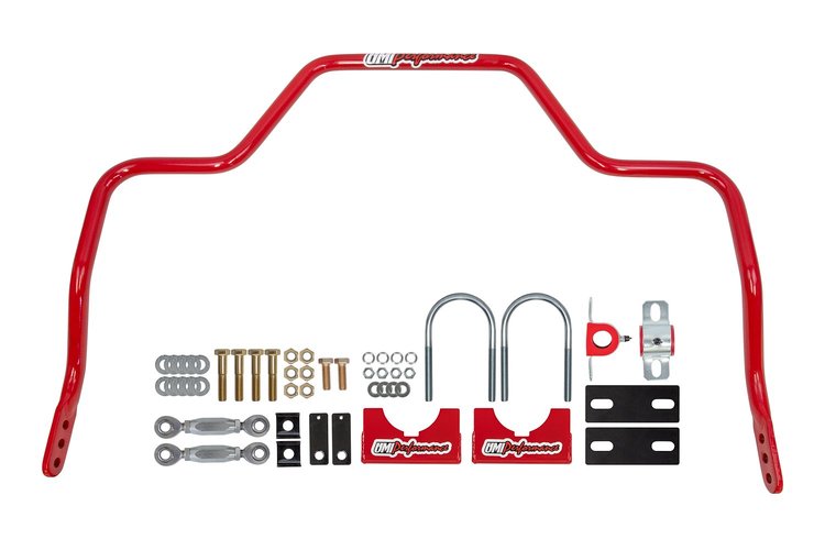 6580-R 15-24 F150 REAR SWAY BAR; Red