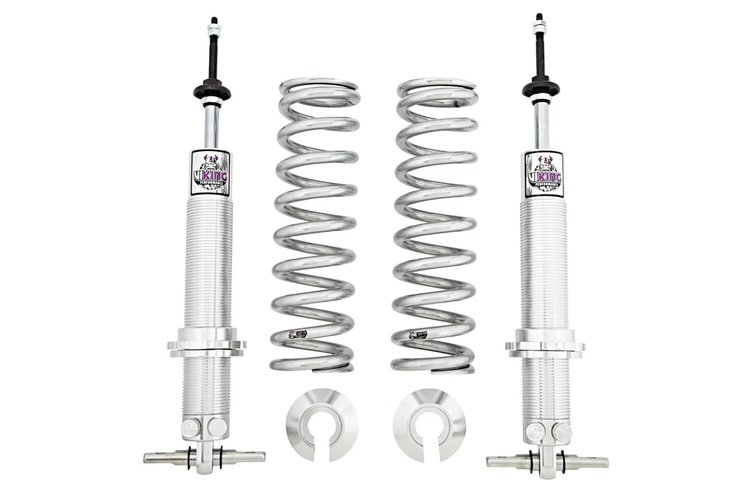 A226-300 1993-2002 GM F-Body Viking Front Coil Over Kit, Double Adj Bearing; Silver