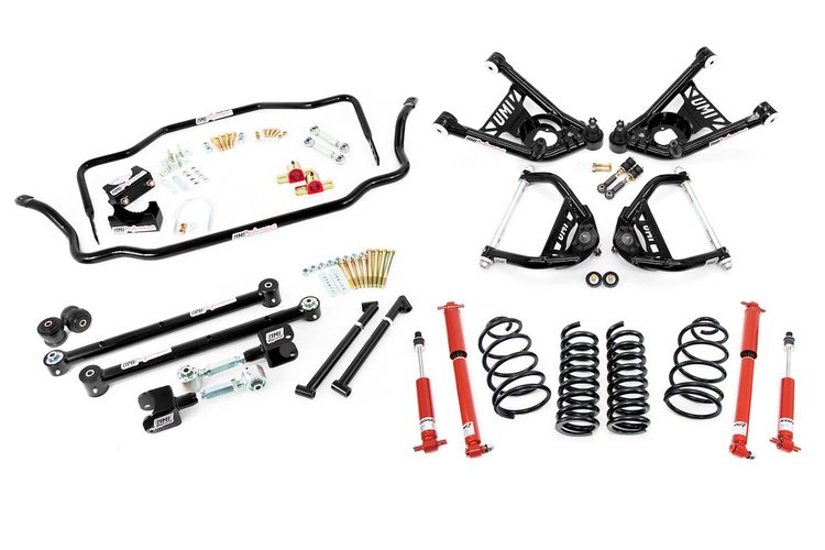 Handling Kit 1 Lowering Stage 3.5- Black 65-66 GM A-Body