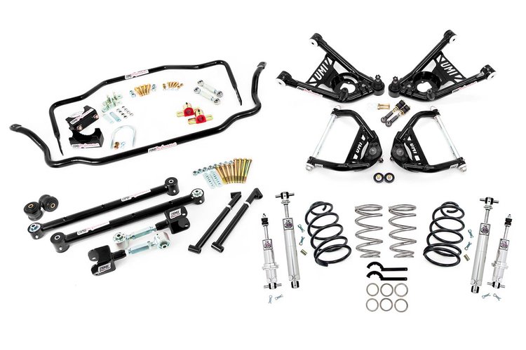 Handling Kit 2 Lowering 450lb Stage 4- Black 65-66 GM A-Body