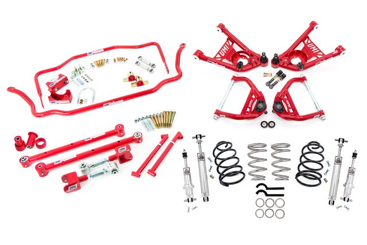 Handling Kit 2 Lowering 450lb Stage 4- Red 1964 GM A-Body