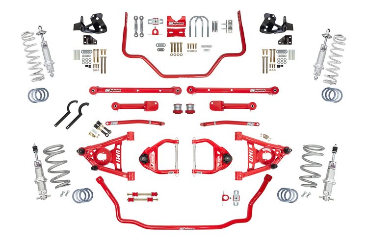 ABF804-2-R 1968-1972 GM A-Body Handling Package Coilover Stage 2.5; Black