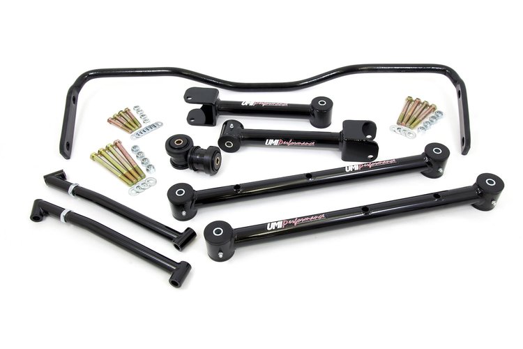 ABR413-B Complete Rear Suspension Kit 65-67 GM A-Body; Black