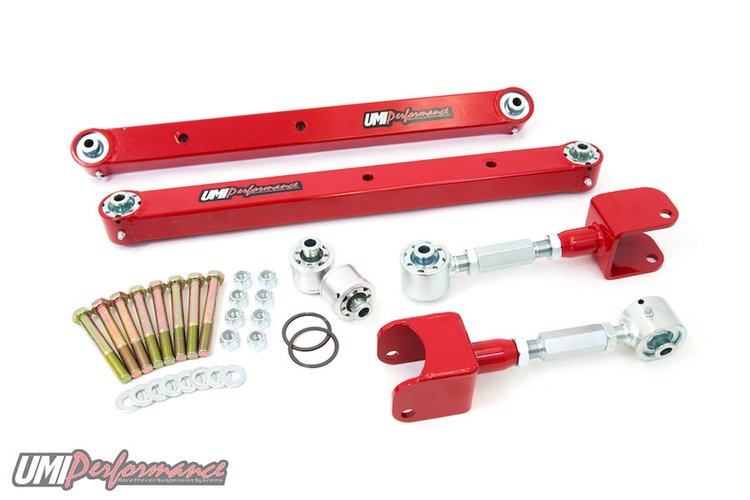 ABR724-R 1965-1967 GM A-Body Pro-Touring Rear Suspension Kit; Red