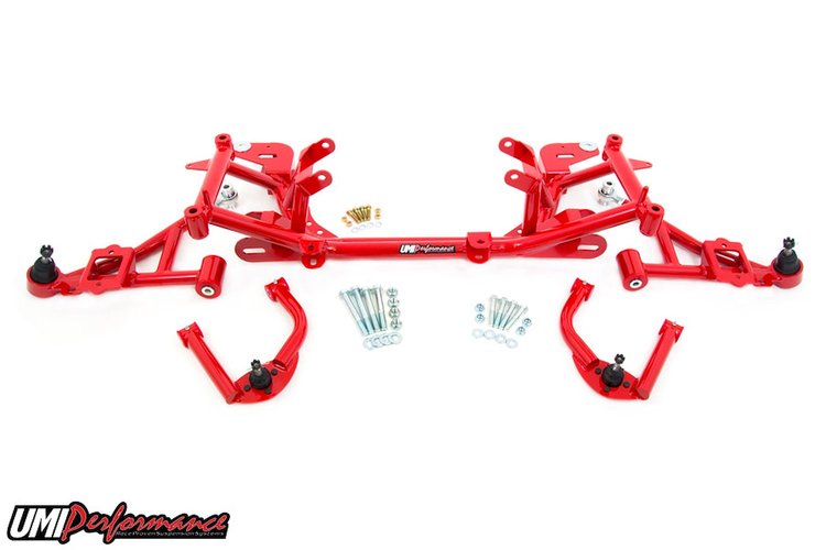 FBS002-R 1998-2002 GM F-Body LS1 Front End Kit, Street- Stage 2; Red