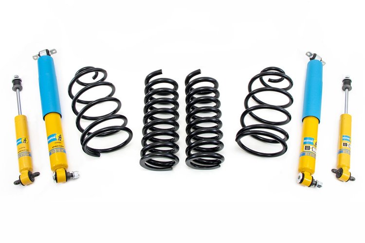 SS203053 UMI Shock/Spring Kit 2 Lowering 64-66 GM A-Body; Black