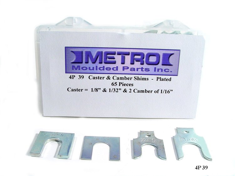 4P 39 Caster And Camber Shims, Plated