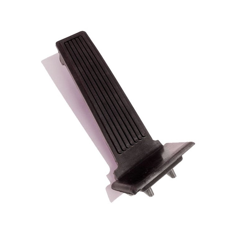 Accelerator Pedal Pad. Made with steel cores and studs. Detailed reproduction. 2-1/4 In. X 9-1/4 In.