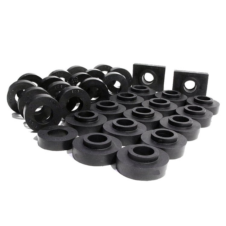 Body Mount Kit. Complete kit replaces all upper and lower body cushions. 3 types of body mounts. 32