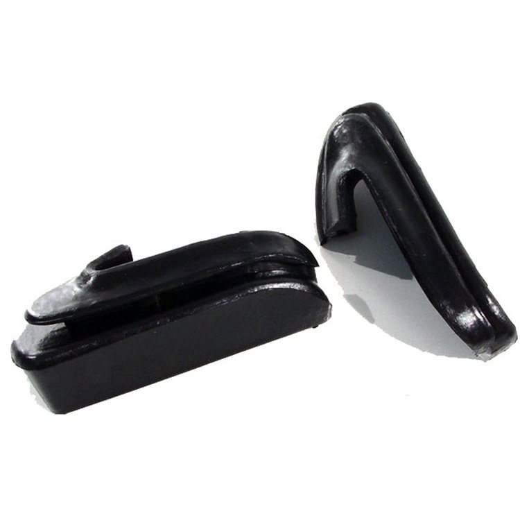 Bumper End Filler. 3-5/8 In. long X 1-1/2 In. wide. Pair. FRONT BUMPER END FILLER 70 DODGE CHALLENGER PAIR