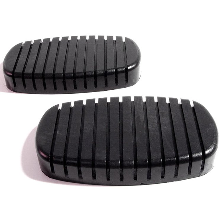 CB 102 Clutch And Brake Pedal Pads, Good Reproduction