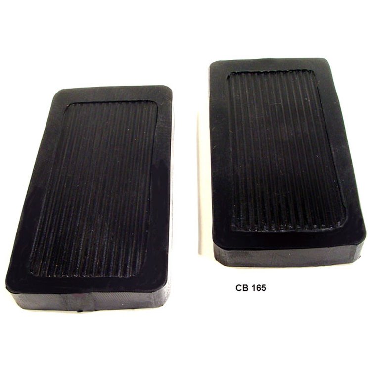 CB 165 Clutch And Brake Pedal Pads, 2-1/4 in. Wide x 4-1/2 in. Long