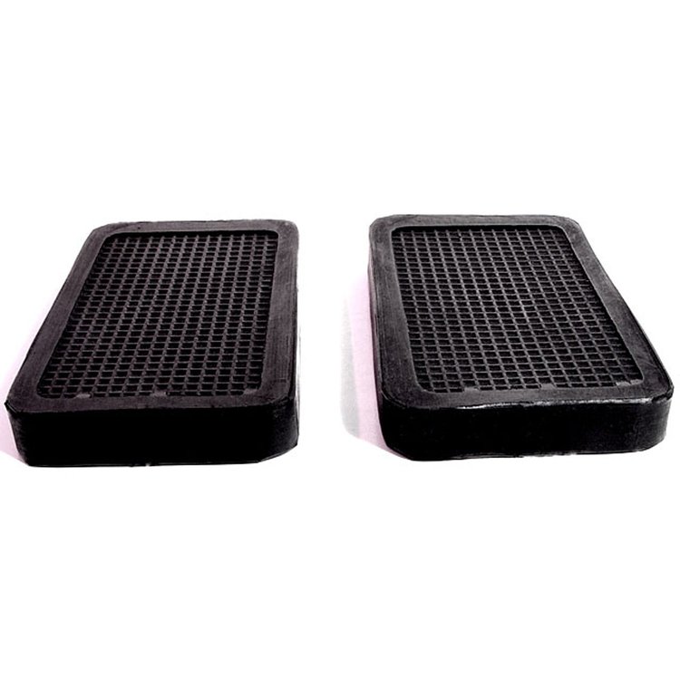 CB 20 Clutch And Brake Pedal Pads, 2-1/4 in. Wide x 4 in. Long, Pair