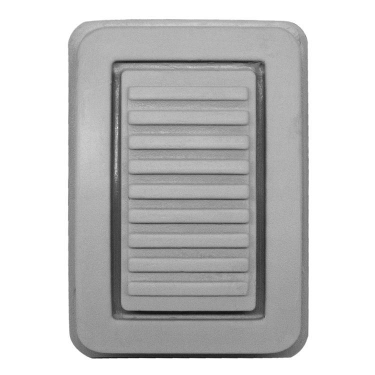 Park Brake Pedal Pad Black. Your stainless steel bezel fits over this new pad. 1-5/8 In. wide X 2-5/