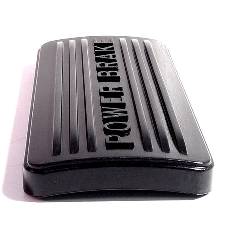 CB 83-T Power Brake Pedal Pad, Black, Lettered In.Power Brake In.