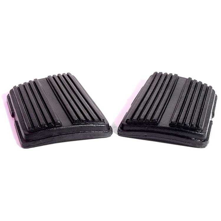 Clutch and Brake Pedal Pads. 3-3/4 In. wide. Pair. CLUTCH AND BRAKE PADS GM A BODY 64-72 GM F BODY 67-9 PAIR
