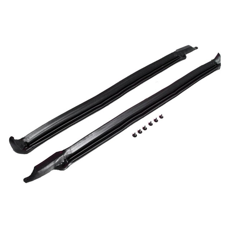 Windshield Pillar Post Seals for Convertibles. Two pieces 24-1/2 In. long. Pair. PILLAR POST SEAL GM A BODY 64-65 PR