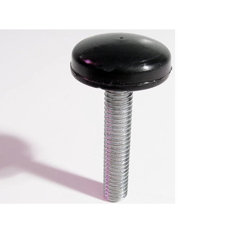 Hood Adjustment Bolt and Bumper. 1 In. diameter rubber head. 5/16 In. thick X 18 threads/inch X 1-3/