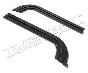 Rear Top Pad Seals for Convertibles. Made with steel washers molded in holes instead of a steel core