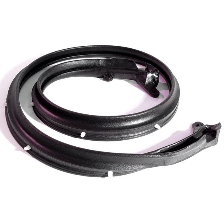 Header Seal for Convertibles. Made with molded ends and steel core. High-quality molded sponge. 53-3