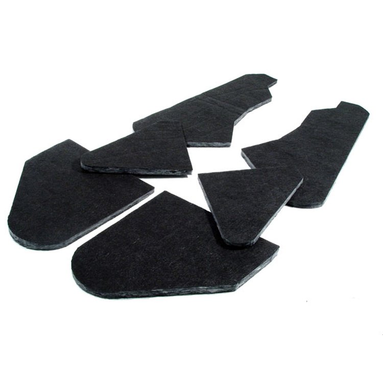 Hood Insulation. Made of high-quality black fiberglass. For models with cowl induction. 6-Piece Set