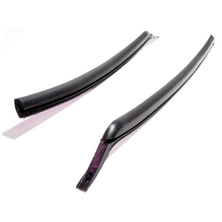 Molded Rear Roll-Up Window Seals Imported . For 2-Door Hardtops and Convertibles. Made in one piece