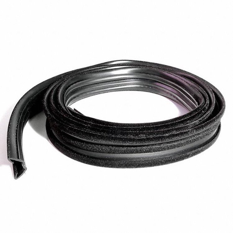 Flocked Window Channel Imported . For windows with metal frames only. 96 In. Long. Each. FLOCKED WIN