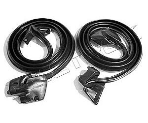 Door Seals with Clips and Molded Ends 1969-71 Pontiac GTO