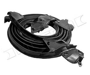 Front Molded Door Seals with Clips 1973-74 Buick Century