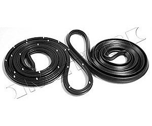 Rear Molded Door Seals 1975-76 Buick LeSabre/Chevy Caprice, Impala/Oldsmobile Delta 88/Pontiac Bonneville, Catalina