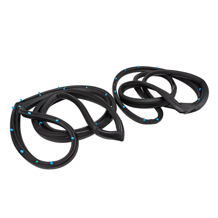 Rear Molded Door Seals. For 4-door sedans with FWD. Pair. R&L. DOOR SEAL REAR 85-90 BUICK ELECTRA 85-90 OLDS 98 PAIR FWD