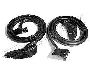 Molded Door Seals with Molded Ends and Clips 1990-96 Chevy Corvette